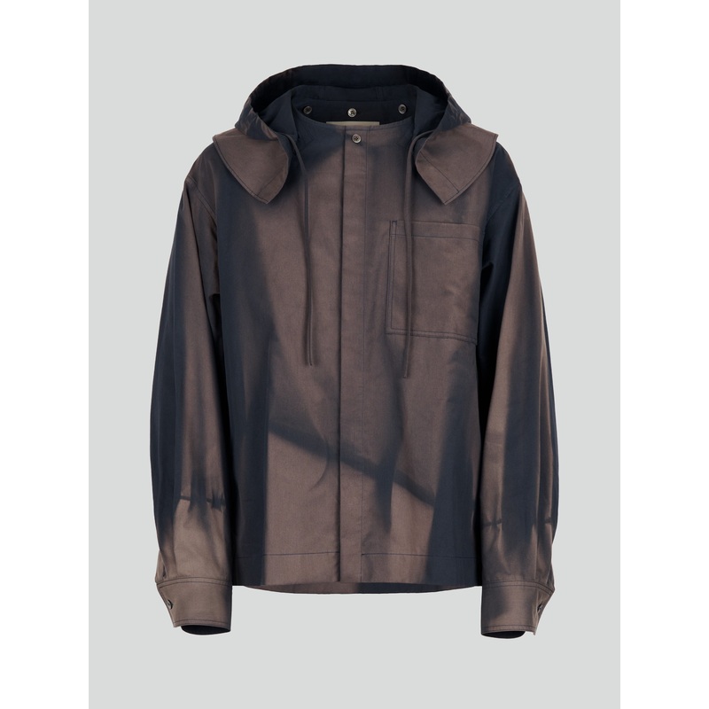 Sun Bleached Detachable Hood Blouson