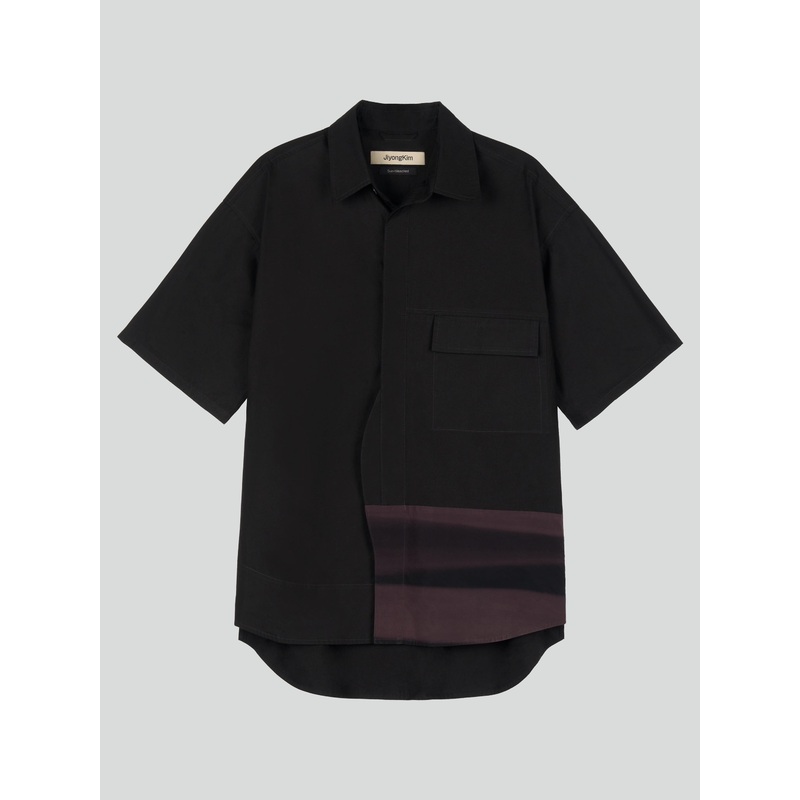 Sun Bleached Oversized Half Sleeve Shirt