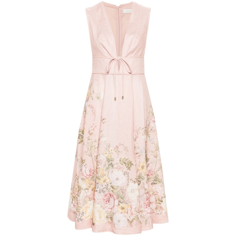 Waverly Plunge Midi Dress