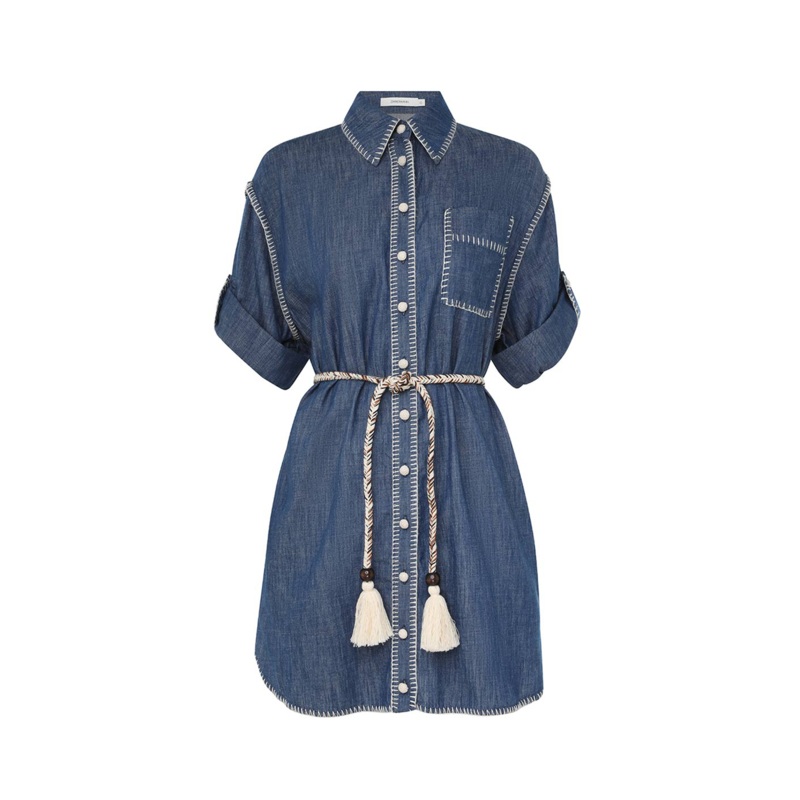 Denim Shirt Dress