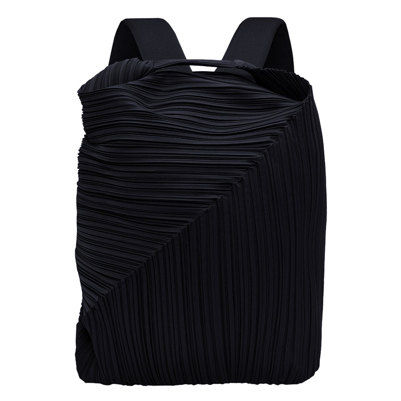 Diagonal Pleats Backpack