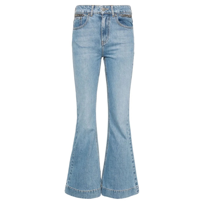 Iconic Falabella Chain Mid Blue Jeans