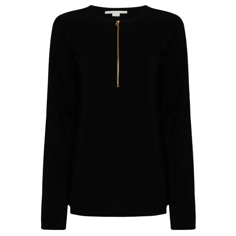 Iconic Zip Detailed Top