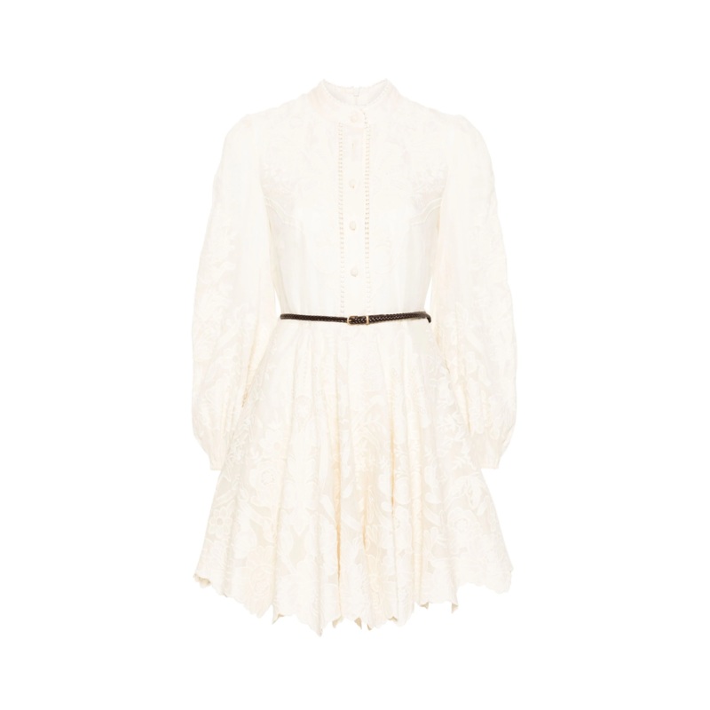 Ottie Embroidered Mini Dress