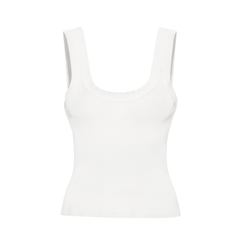 Tank Top With Embossed Logo