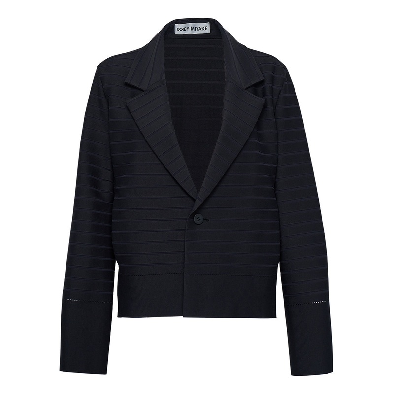 Wide Stripe Knit Jackets