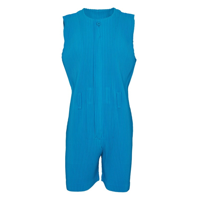 Colorful Pleats Bottoms Jumpsuit