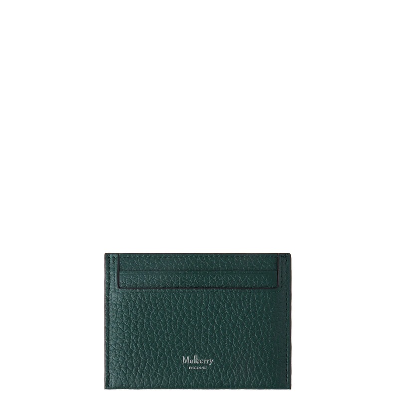Credit Card Slip Mulberry Green Heavy Grain