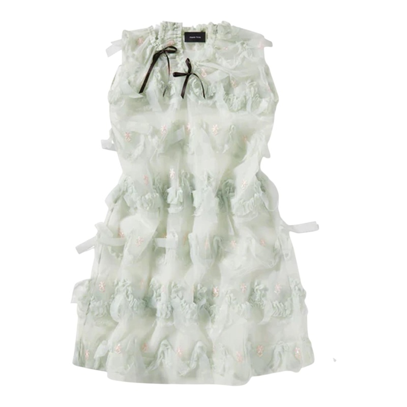 Midi Sack Dress With Shoulder Bite