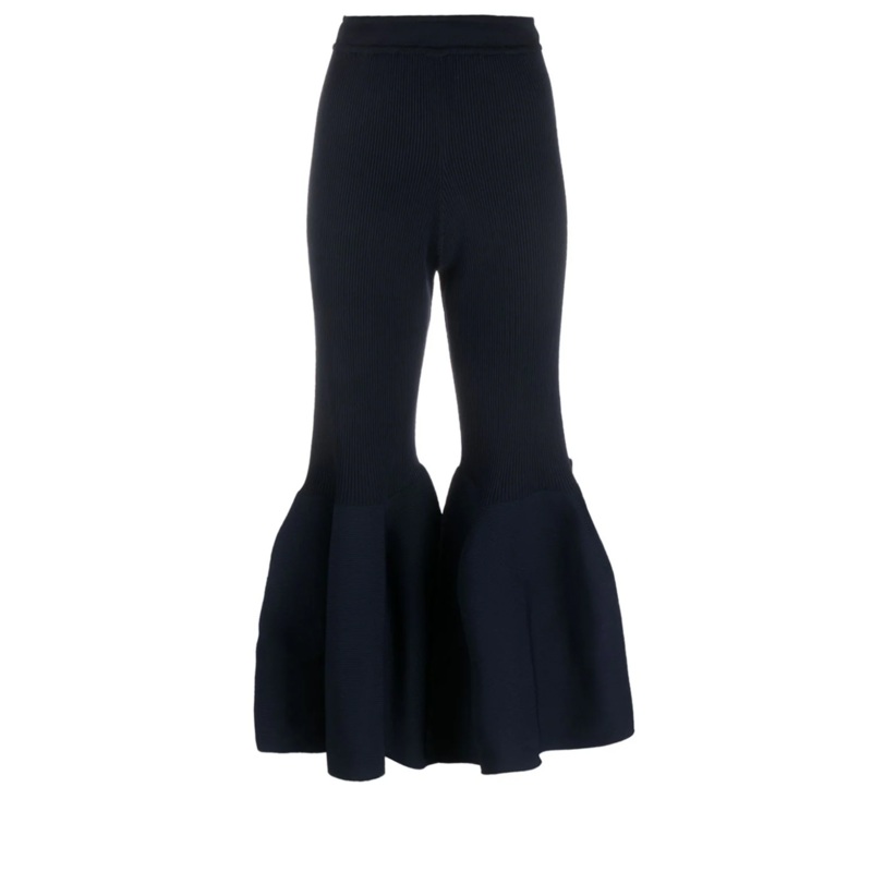 Pottery Cupro Bell Bottom Pants