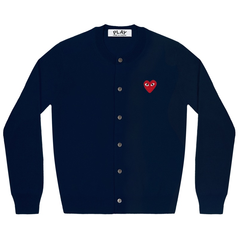 Red Emblem Cardigan Women