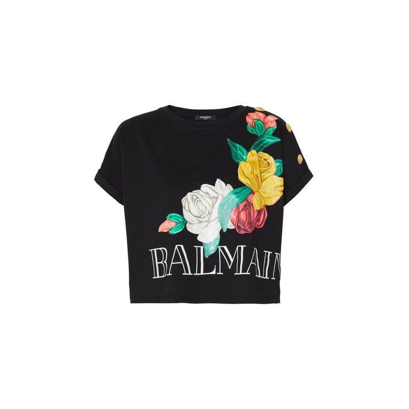 Vintage Roses Print T-Shirt