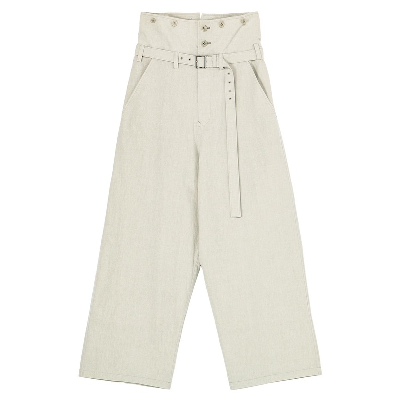 High Waist Pants Wtih Belt