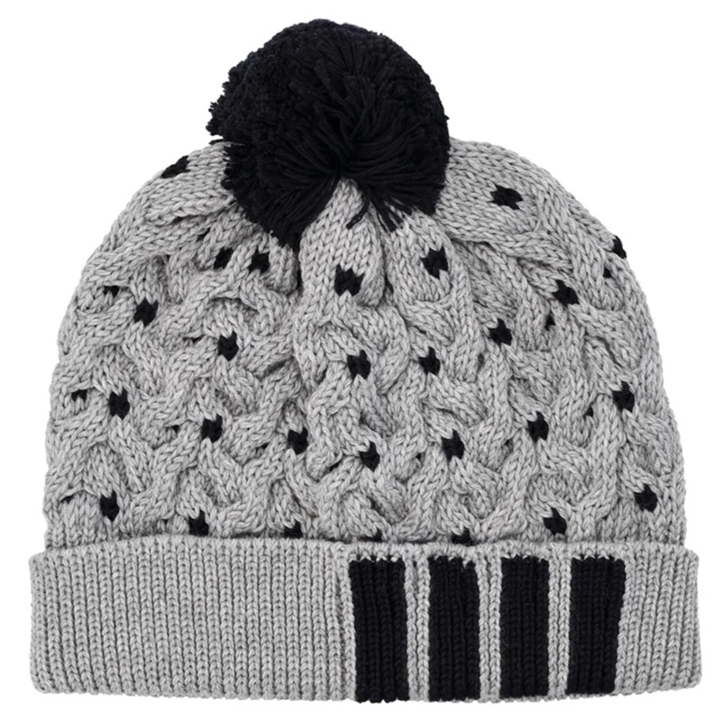Merino Wool 4-Bar Cable Hat Men