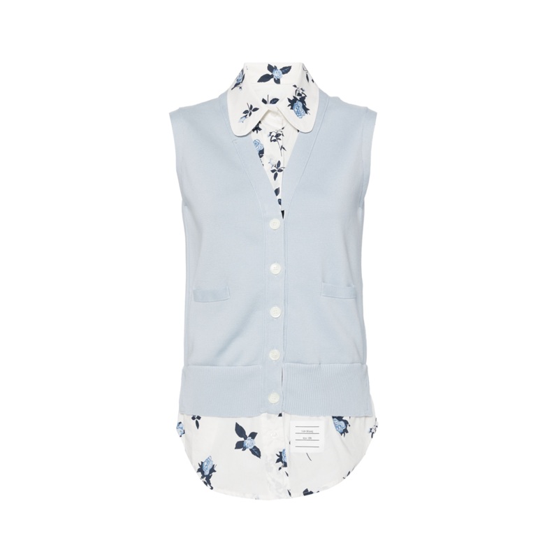 Milano Stitch Rose Floral Vest Women