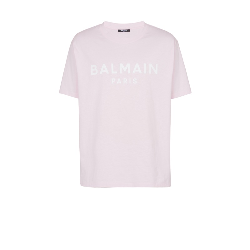 Straight Fit Balmain Print T-Shirt