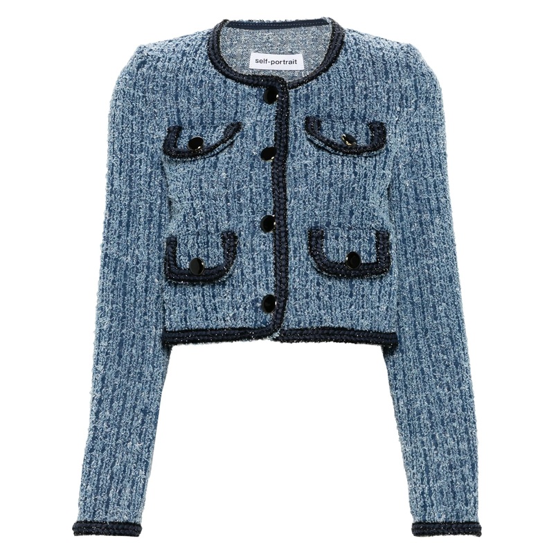 Textured Denim Jacket