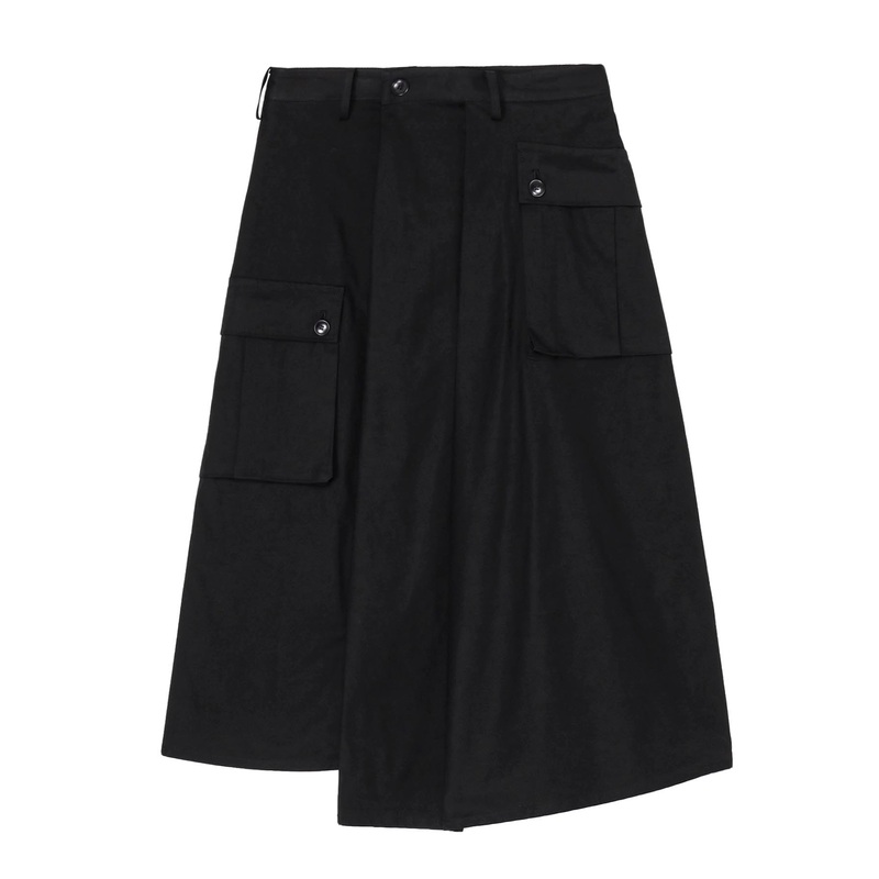 Wide Tuck Cargo Skirt