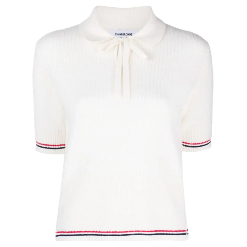 Brushed Tuck Stitch Polo Women