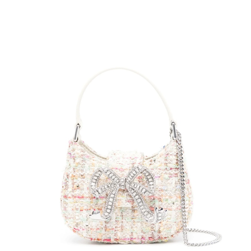 Cream Boucle Micro Bag