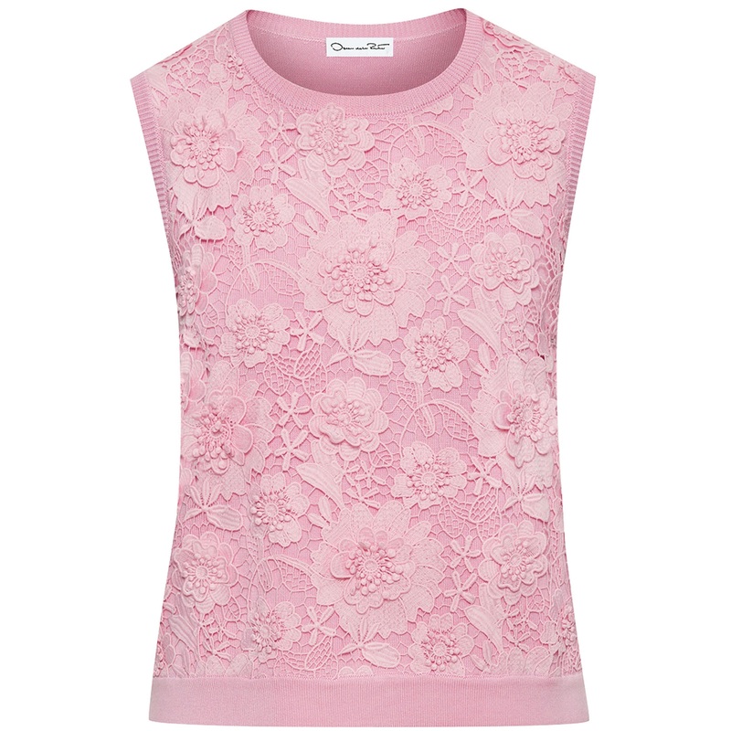 Floral Guipure Inset Tank