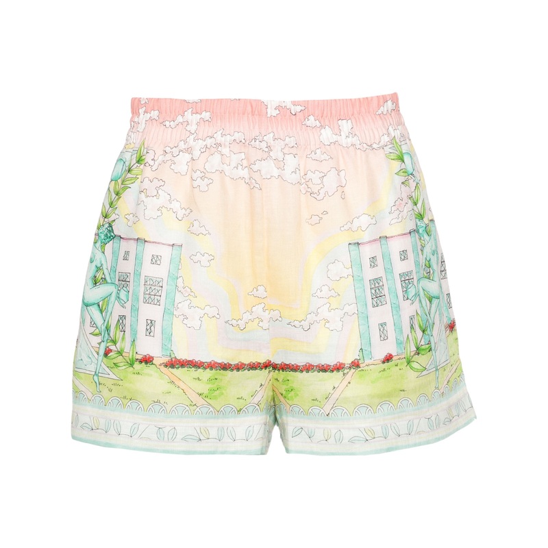 Linen Vase Shorts