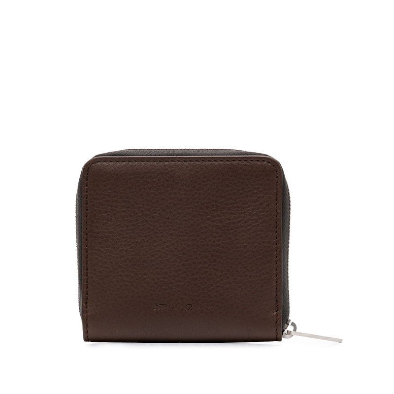 Zipped Wallet Soft Grain Cow Leather