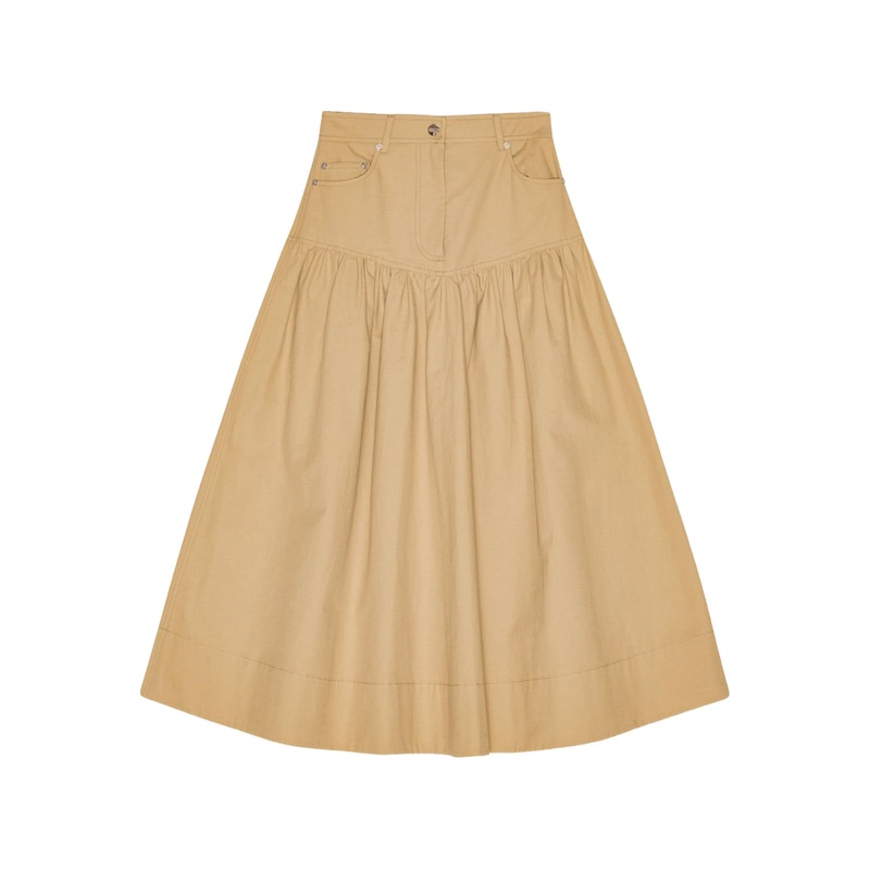 Classic Summer Suiting Long Skirt