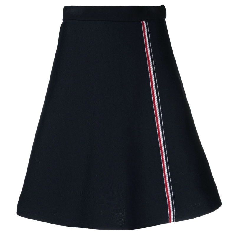 Cotton Midi Flare Skirt Women