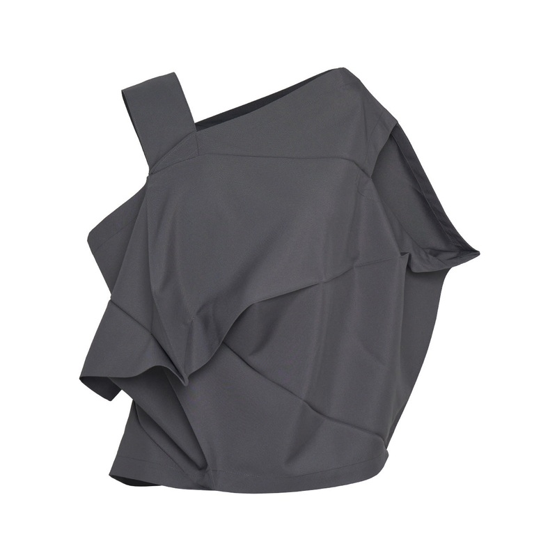 Fractal Solid Woven Top