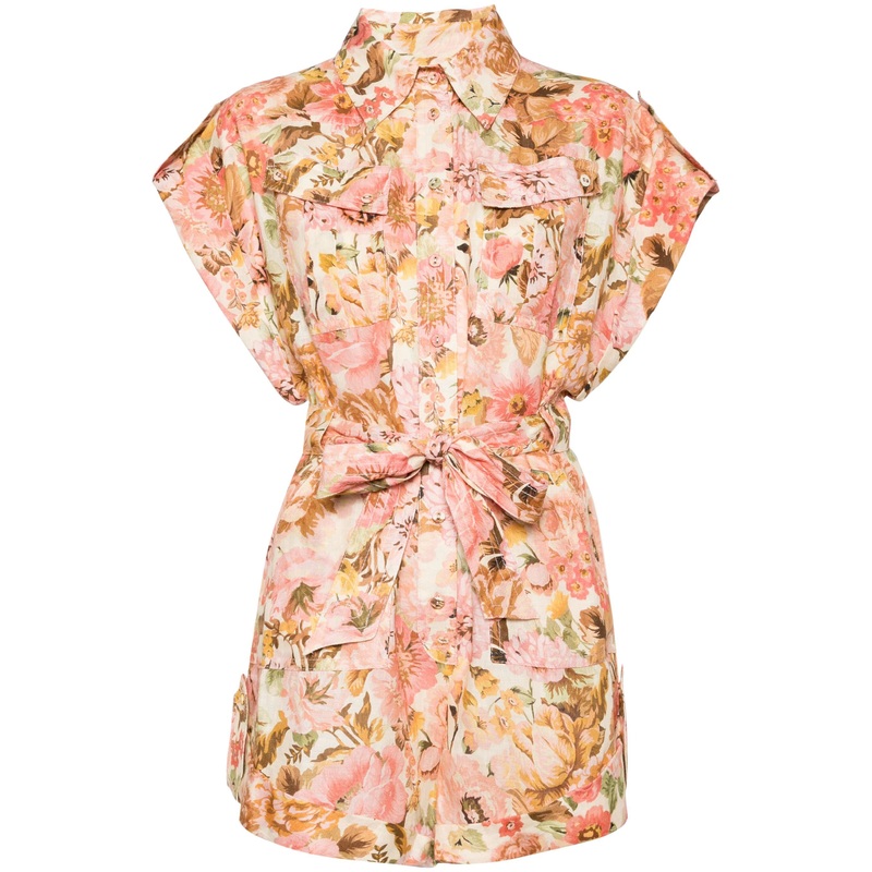 Golden Cuffed Playsuit