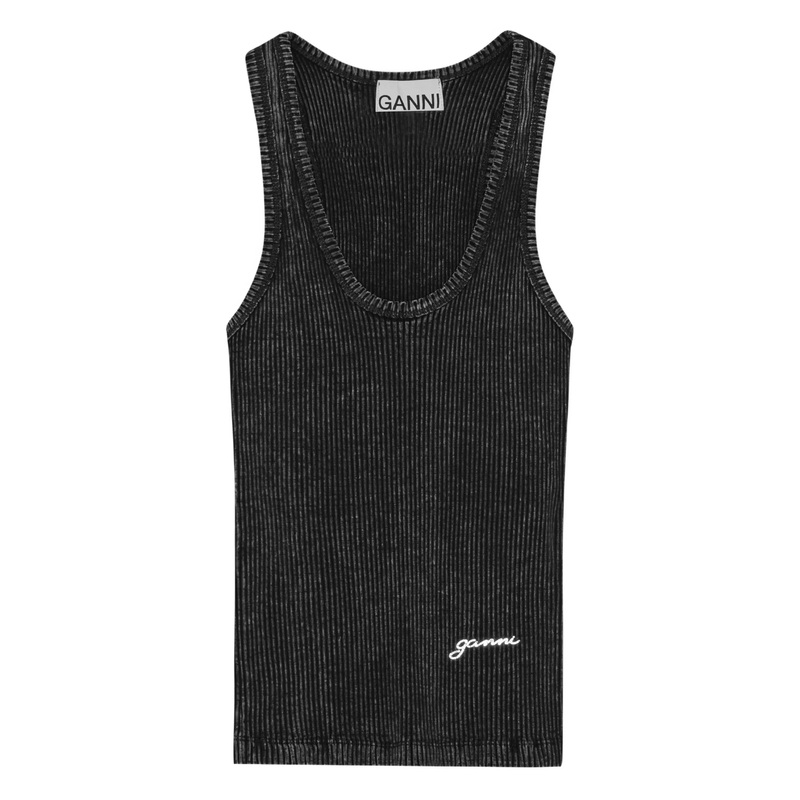 Heavy Rib Jersey Tank Top