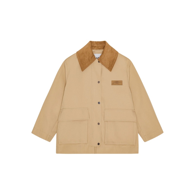 Heavy Twill Midi Jacket