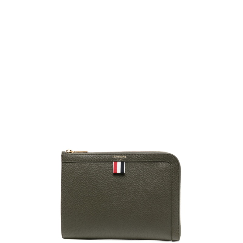 Mini Gusset Folio In Soft Pebble Men