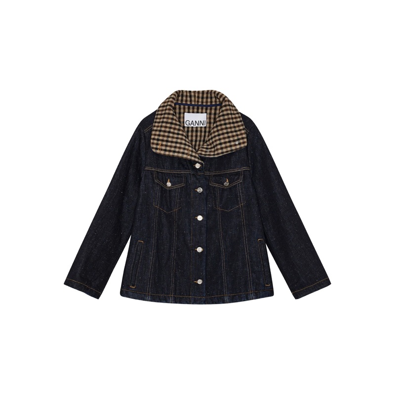 Neppy Denim Bonded Jacket