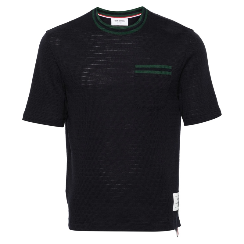 Pointelle Cotton Tee Men