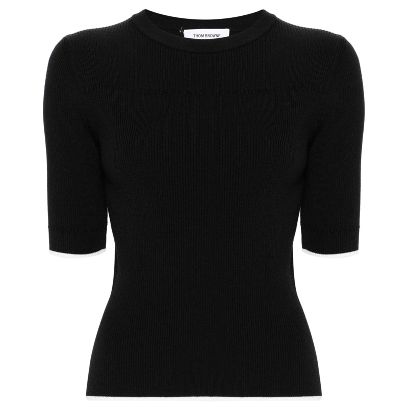 Rib Stitch With Cable Tee Women