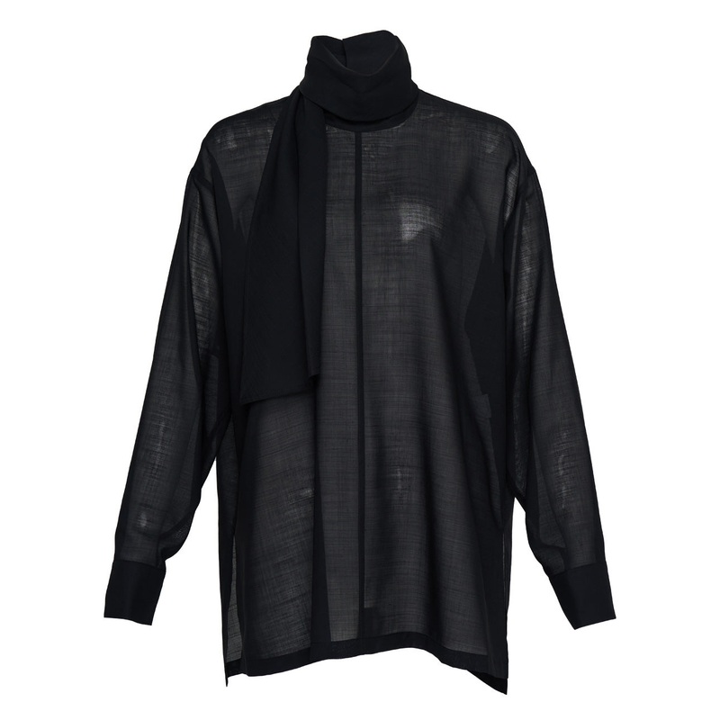 Sheer Wool Woven Top