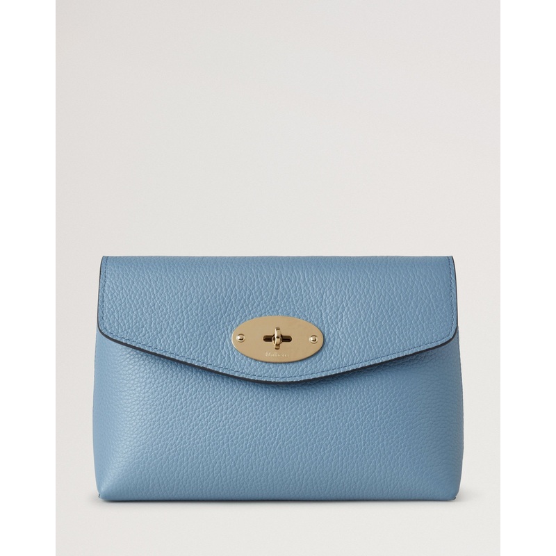 Darley Cosmetic Pouch Brighton Blue Small Classic Grain