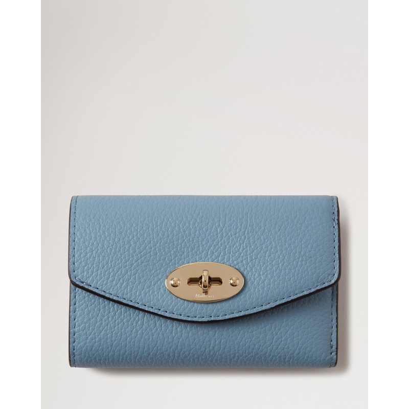 Darley Folded Multi-Card Wallet Brighton Blue Small Classic Grain