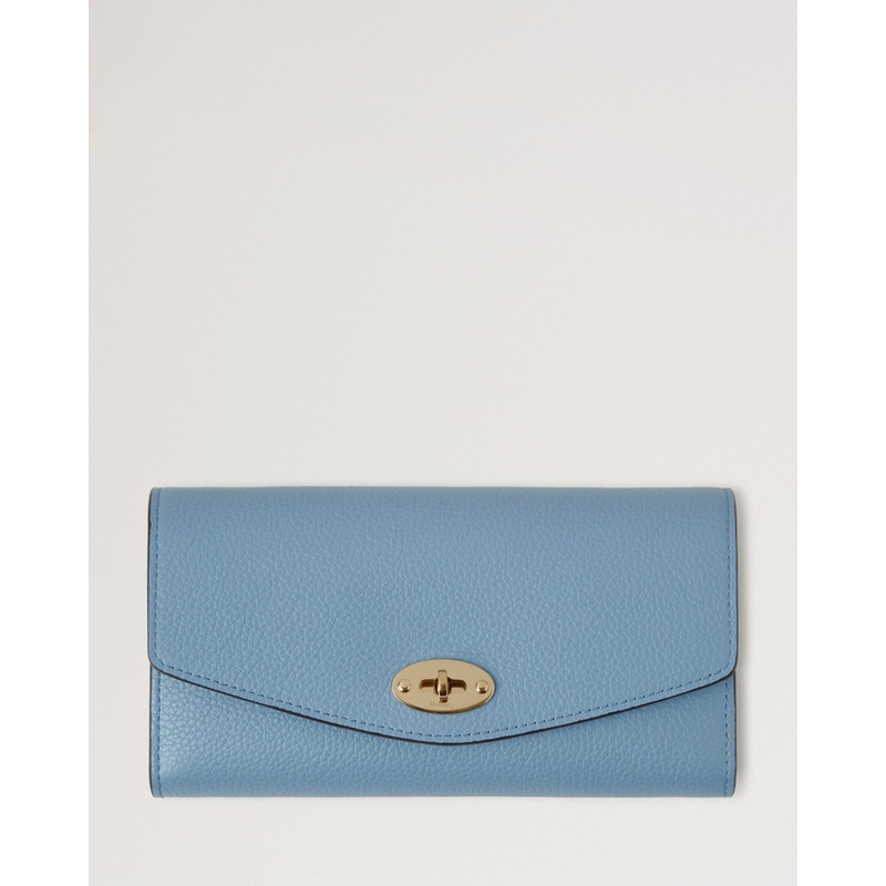 Darley Wallet Brighton Blue Small Classic Grain