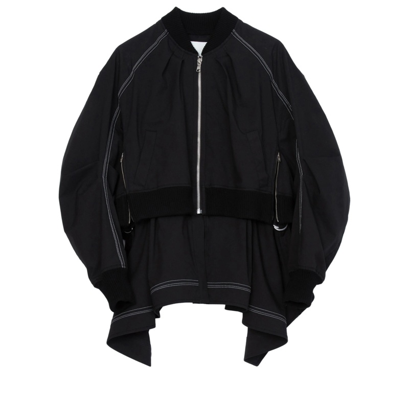 Double Layered Bomber Jacket
