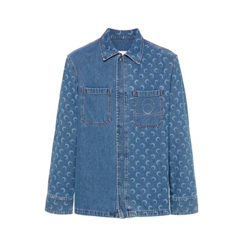 Moon Laser Denim Overshirt