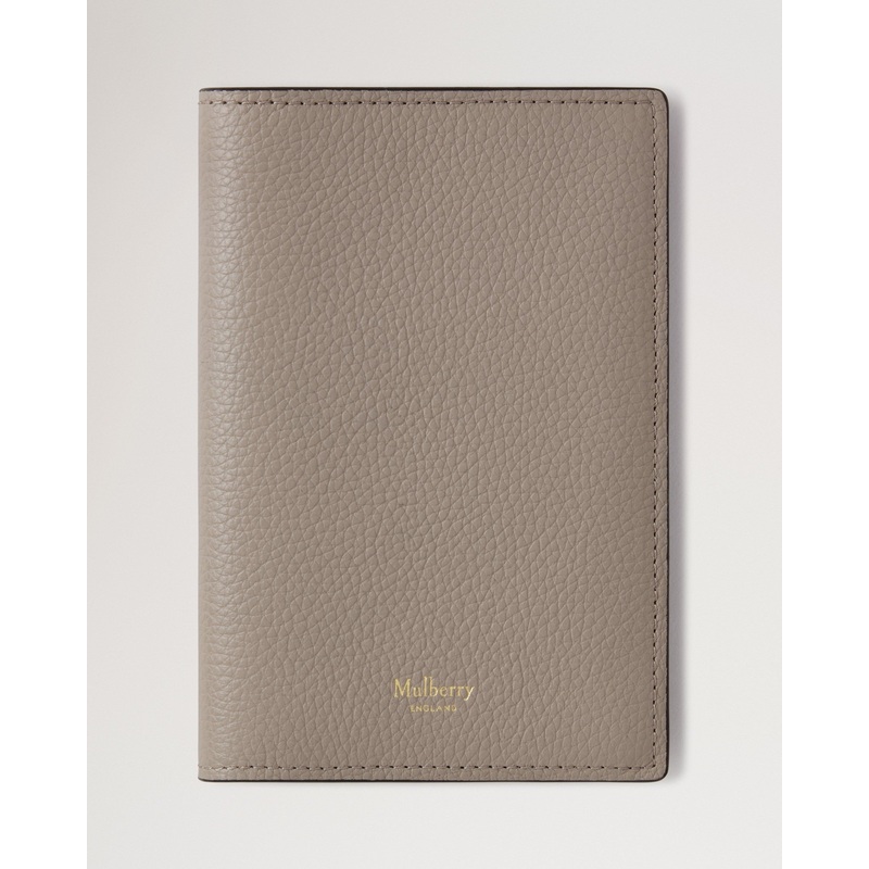 Passport Cover Cashmere Taupe Small Classic Grain
