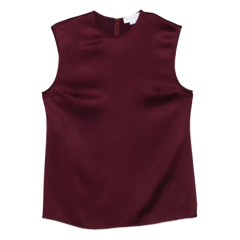 Satin Sleeveless Top