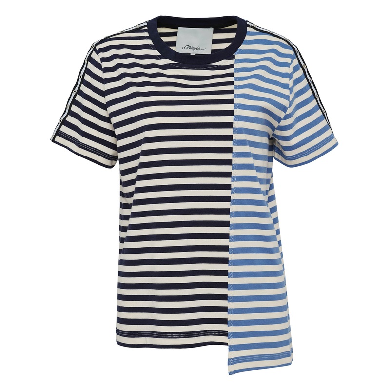 Stripe Patchwork T-Shirt