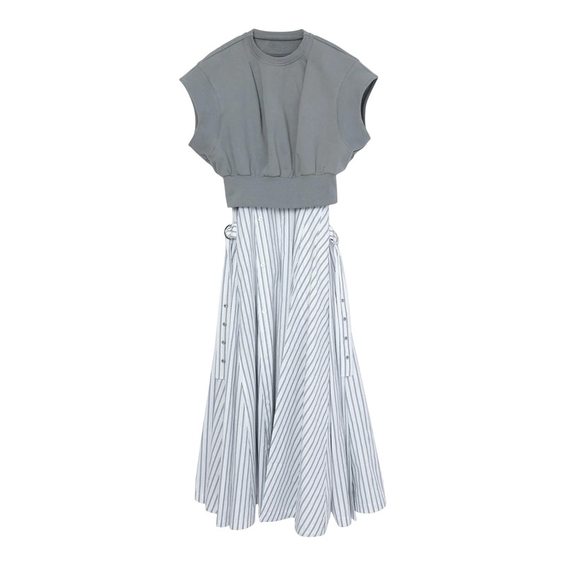 Sweatshirt Combo Dress