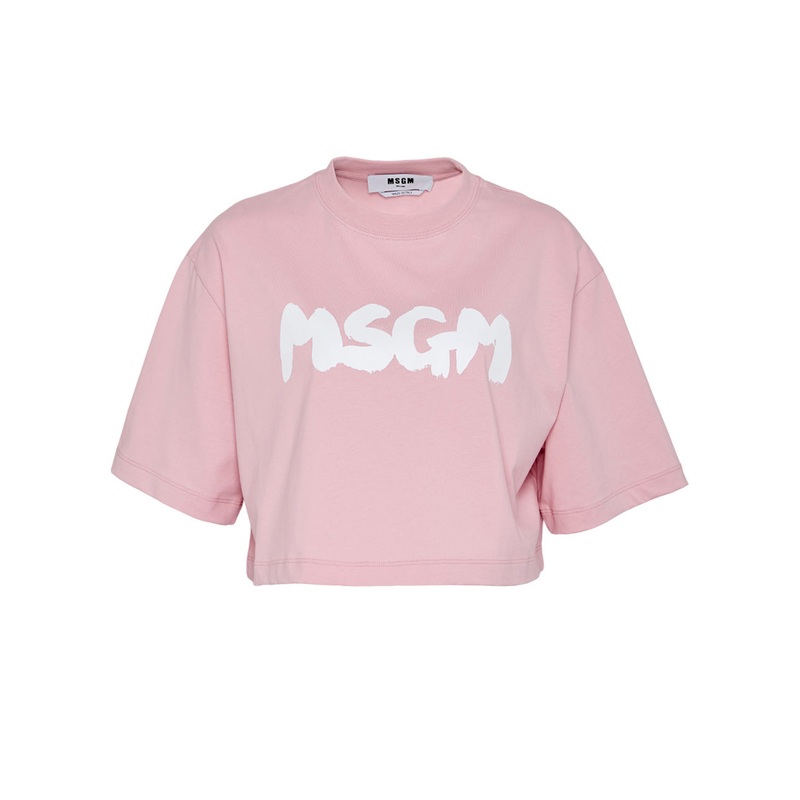 Brushstroke Logo Cropped Tee