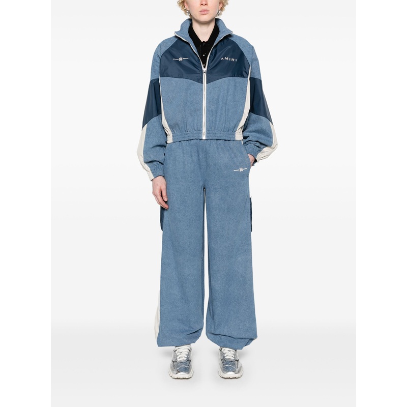 Chambray Retro Track Jacket