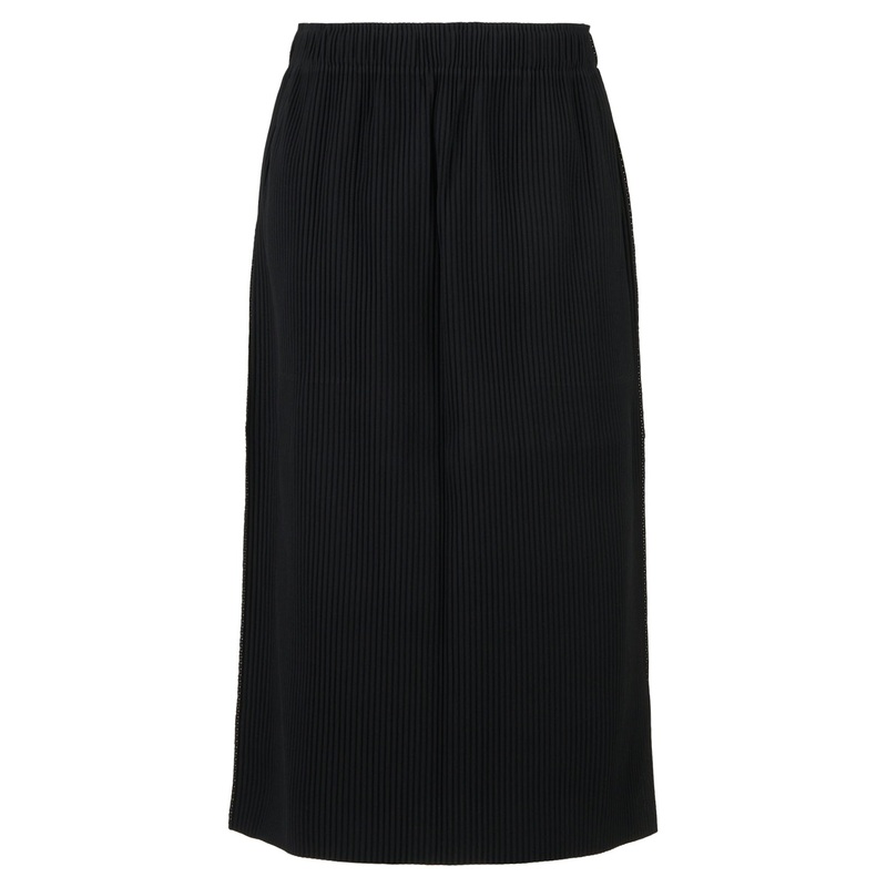 Fine Knit Pleats Skirt